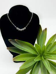 Fidget Necklace Ball Silver