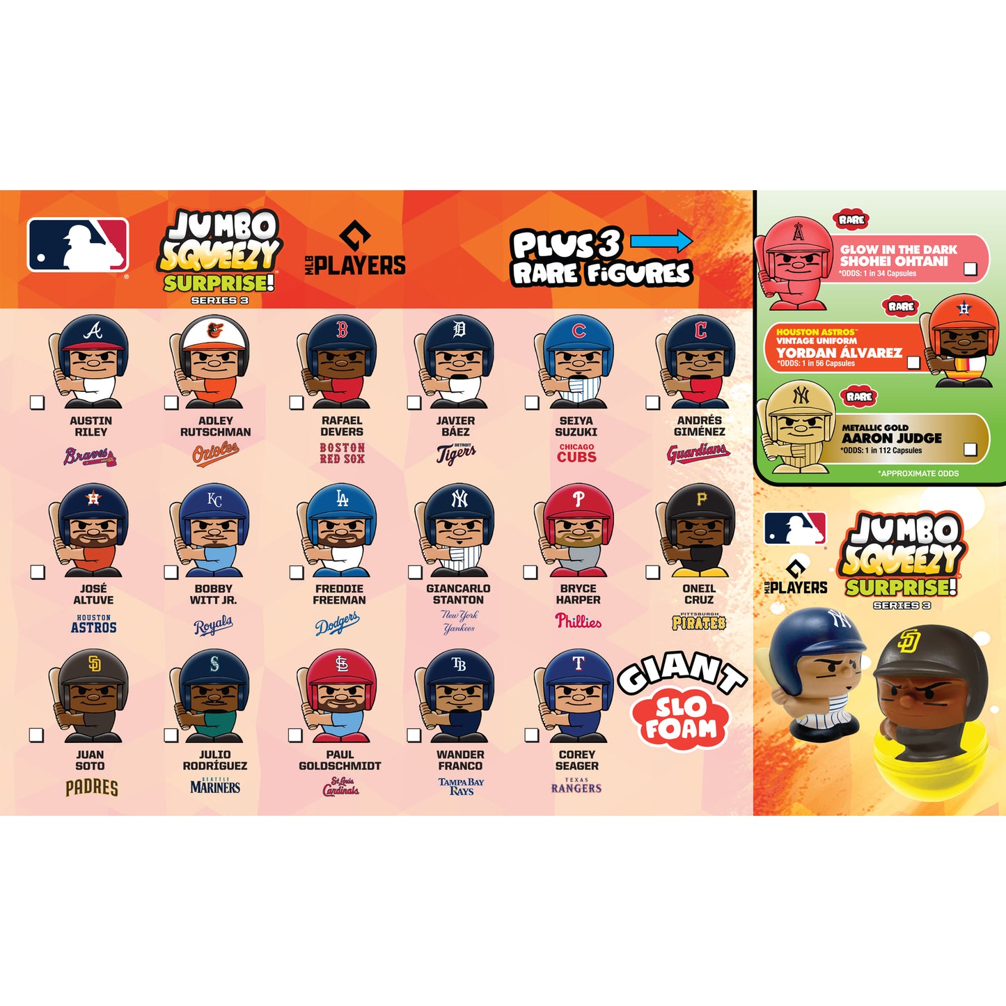 Mlb Jumbo Squeezy Series 3