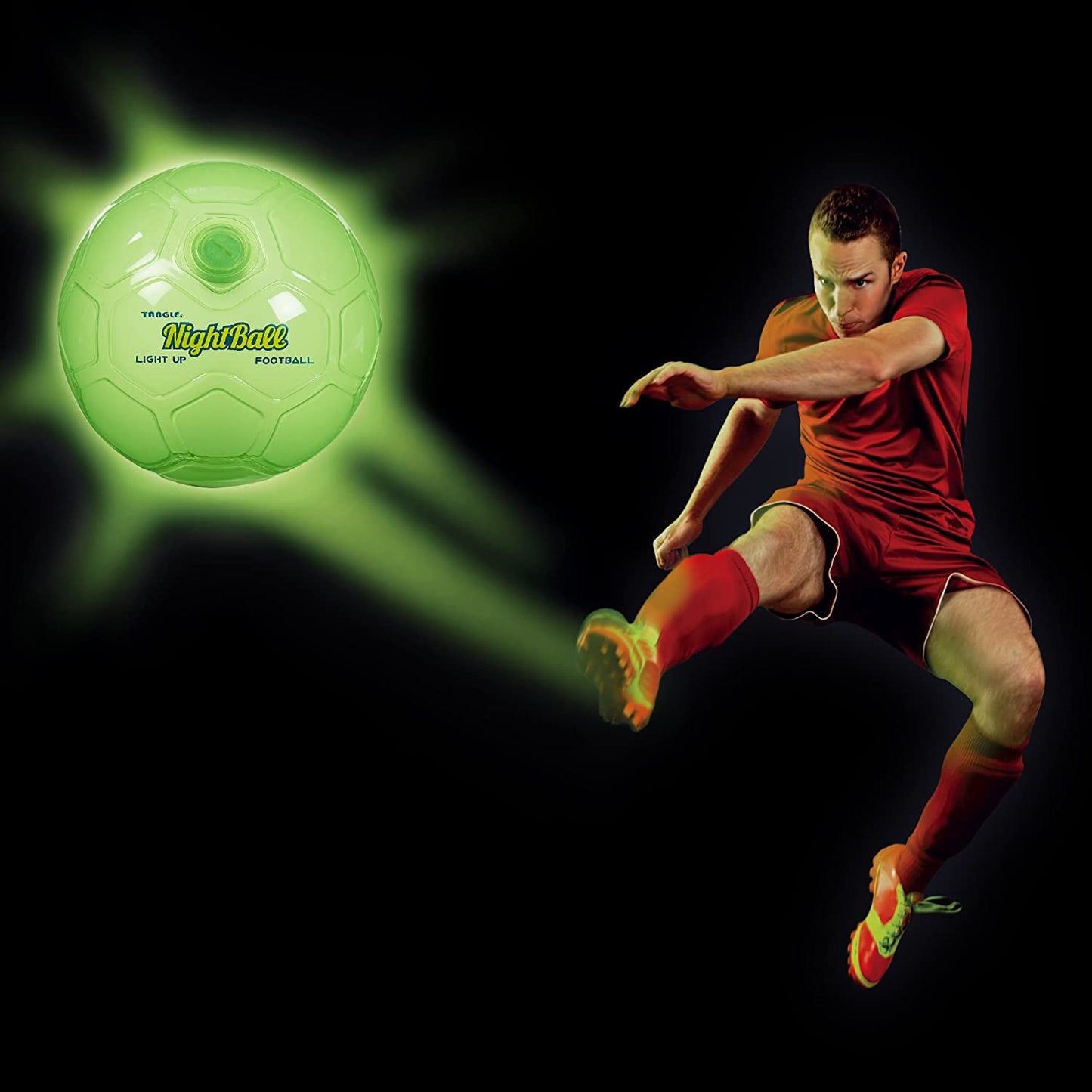 Nightball Soccer Green