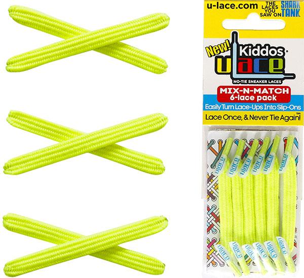 U-Lace Kid Neon Yellow