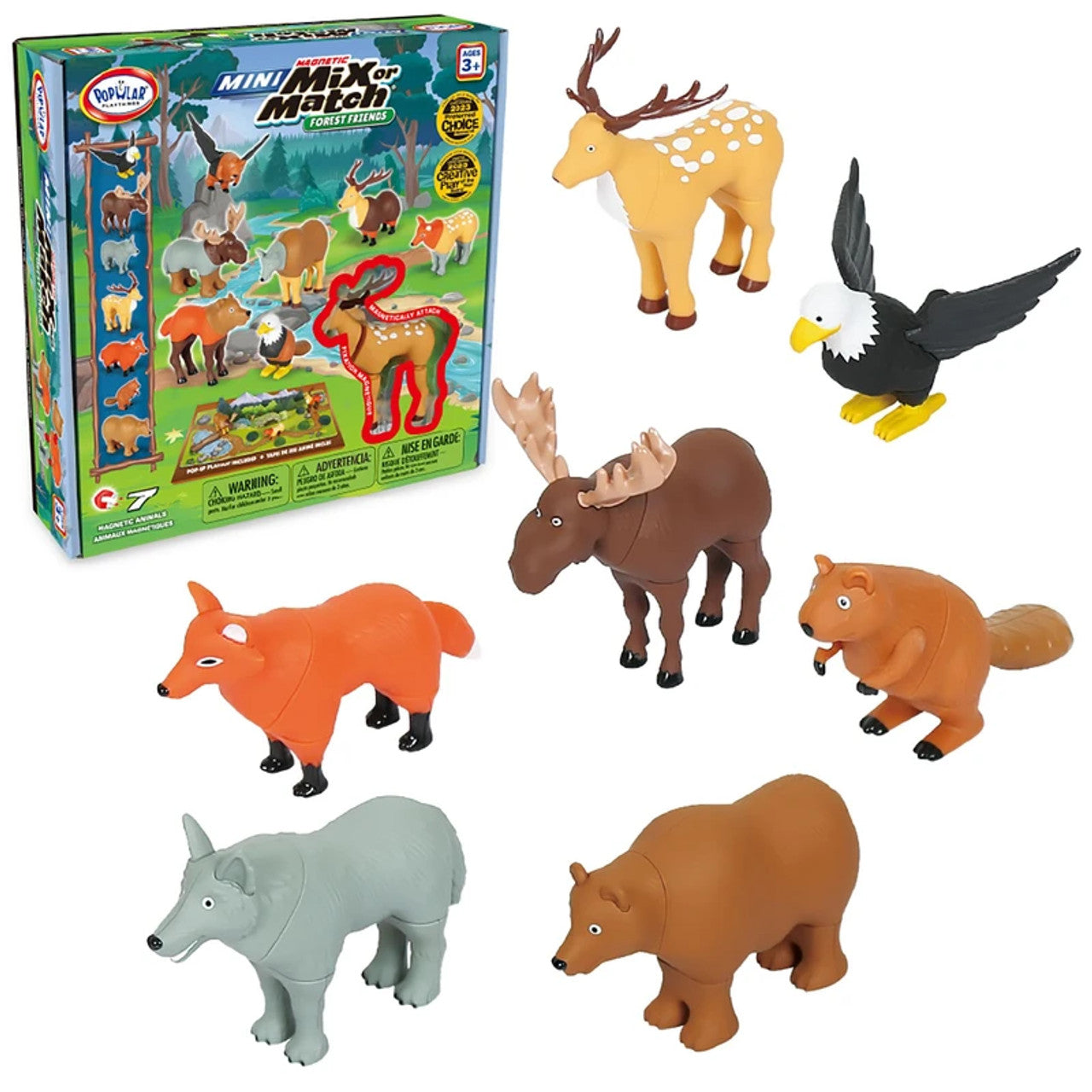 Mini Magnetic Mix or Match Forest Friends