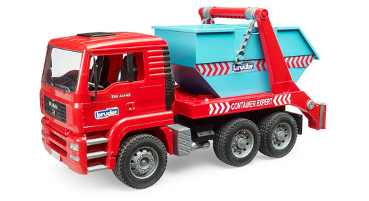 Bruder Man TGA Skip Container Truck