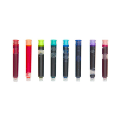 Color Write: Fountain Pen Colored Ink Refills (Set of 8)