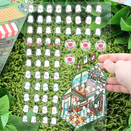 Ghost Cafe Room Sticker Sheet!