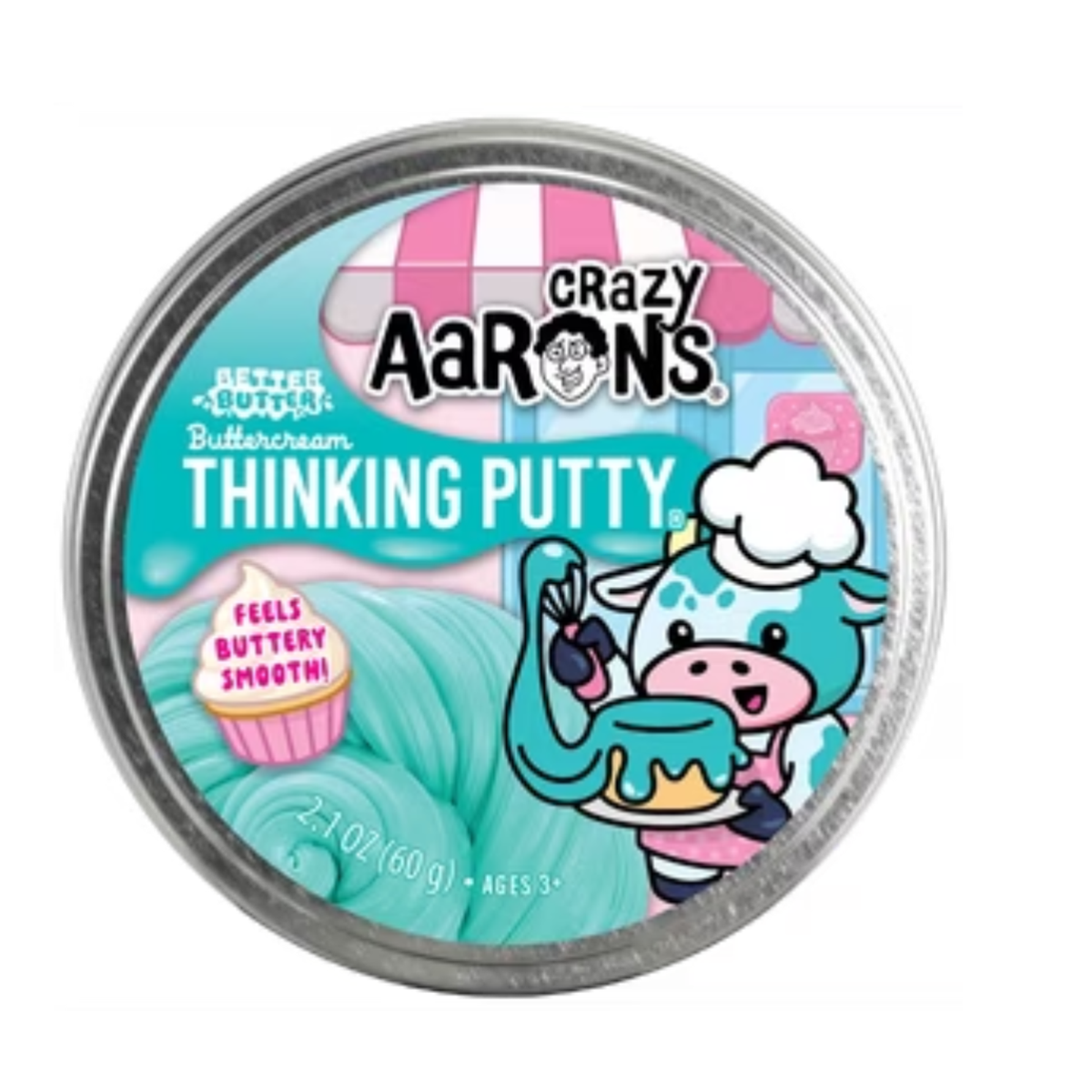 Crazy Aaron's Better Butter Buttercream Thinking Putty 4"