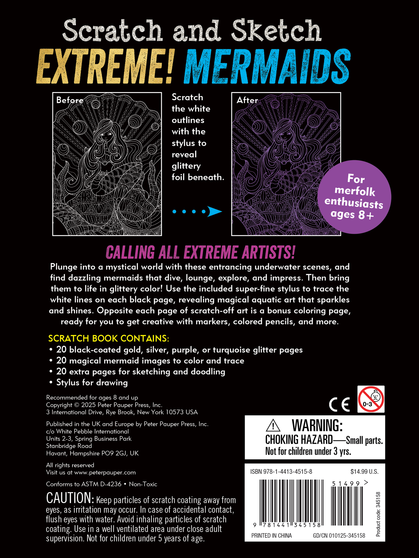Extreme! Scratch and Sketch Mermaids