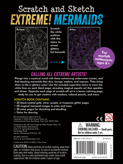 Extreme! Scratch and Sketch Mermaids