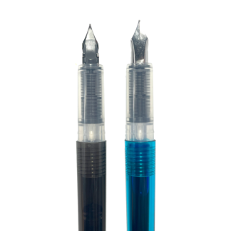 Splendid Duo: Fountain Pens - Black & Blue Ink (Set of 2 Pen