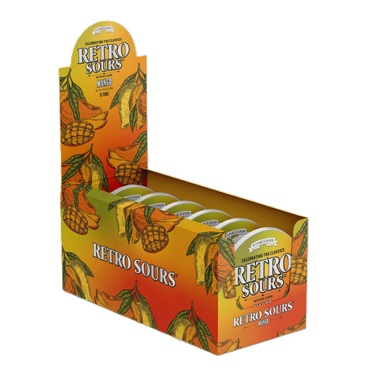 Retro Sours Mango, 2.12oz Tin, 8ct