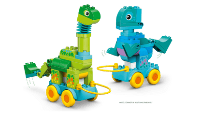 3 in 1 Dinosaurs on Wheels Duplo Lego
