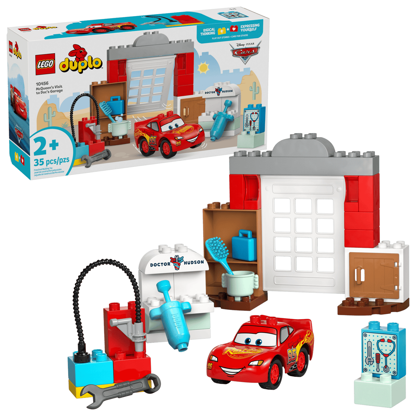 McQueen's Visit to Doc's Garage Duplo Lego