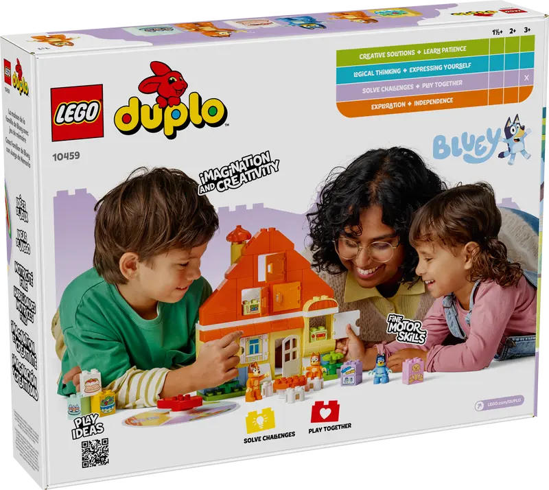 Bluey Family Home w/ Memory Game LEGO
