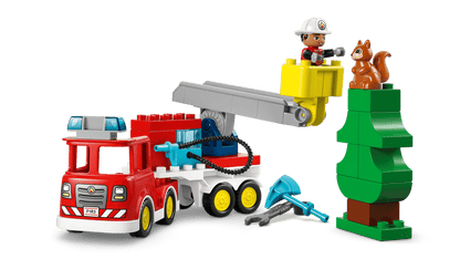 LEGO Fire Truck w/ Hose and Firefighter DUPLO