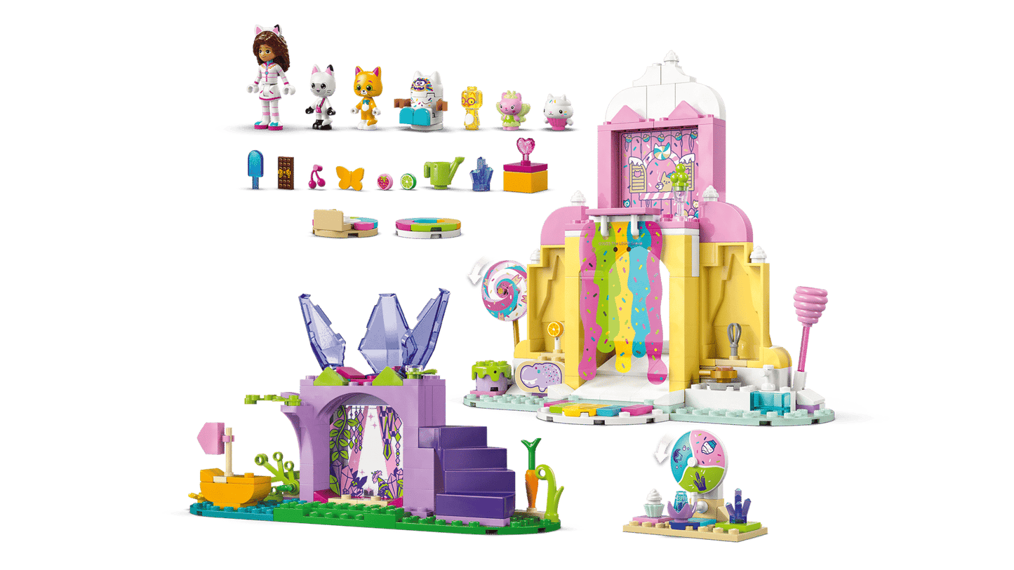 Gabby's Sweet Treat Mountain & Kitty Garden Lego