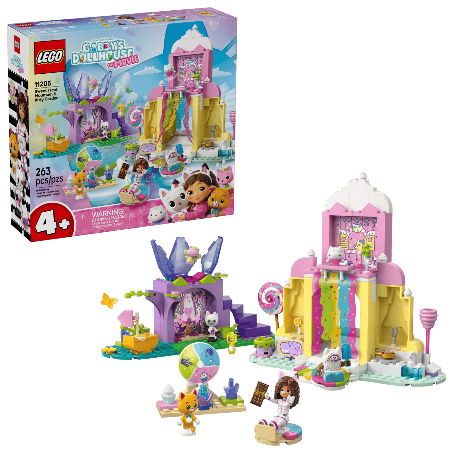Gabby's Sweet Treat Mountain & Kitty Garden Lego