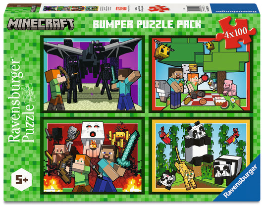 Minecraft 4 x 100 PC XXL Puzzle