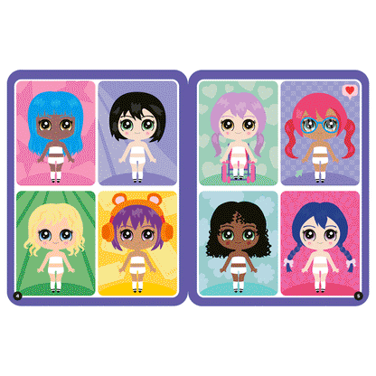 Animal Party Dress Up Fashion Doll Sticker Book