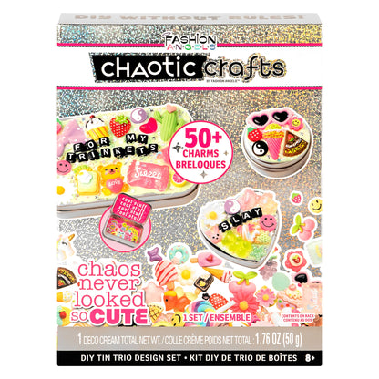 Chaotic Crafts DIY Tin Trio Design Set Fashion Angels
