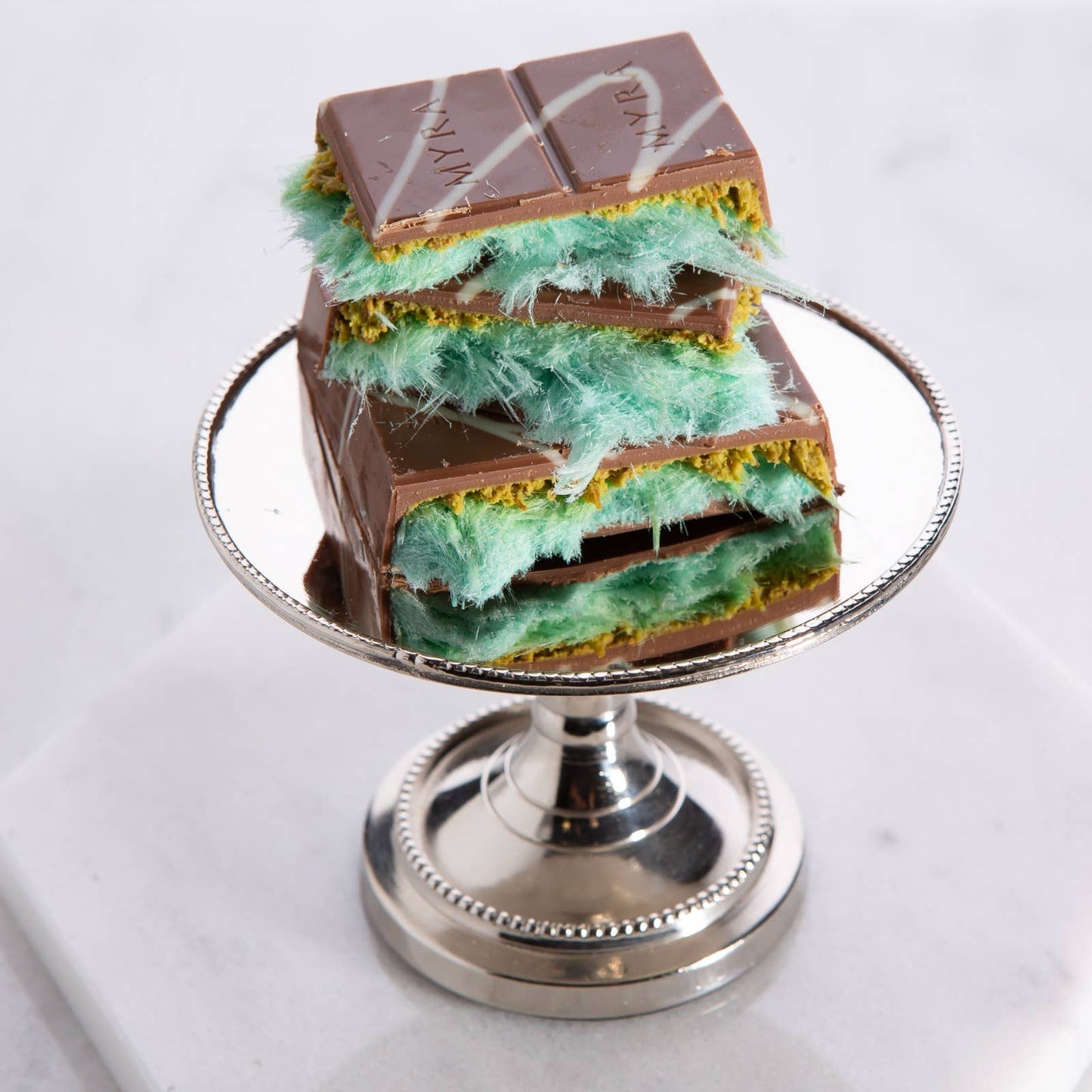 Caramel Angel Hair Dubai Chocolate Cotton Candy