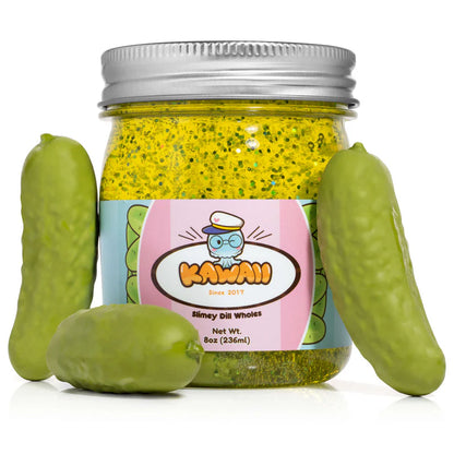 Shimmery Pickle Slime Kawaii