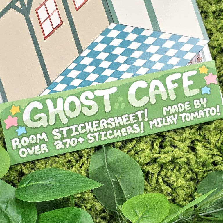 Ghost Cafe Room Sticker Sheet!