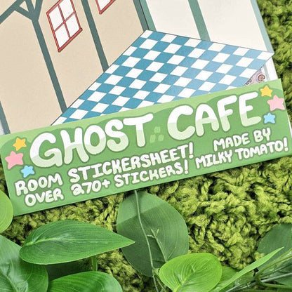 Ghost Cafe Room Sticker Sheet!