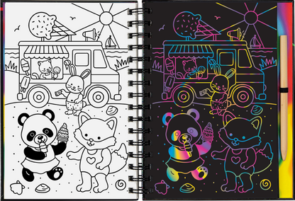Scratch & Sketch Cozy Animals