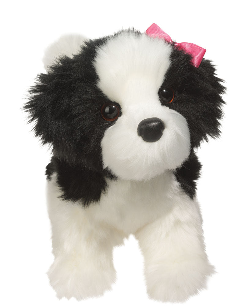 Poofy Shih Tzu Black & White Douglas