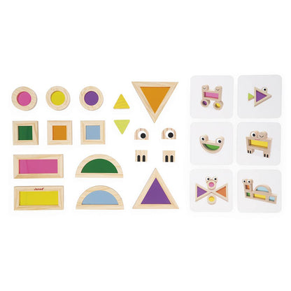 Sensory Translucent Stacking Blocks Janod