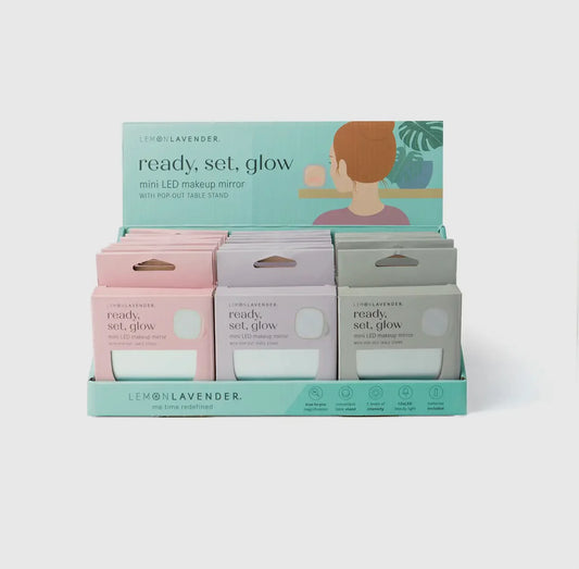 Lemon Lavender Lightup Mini Mirror