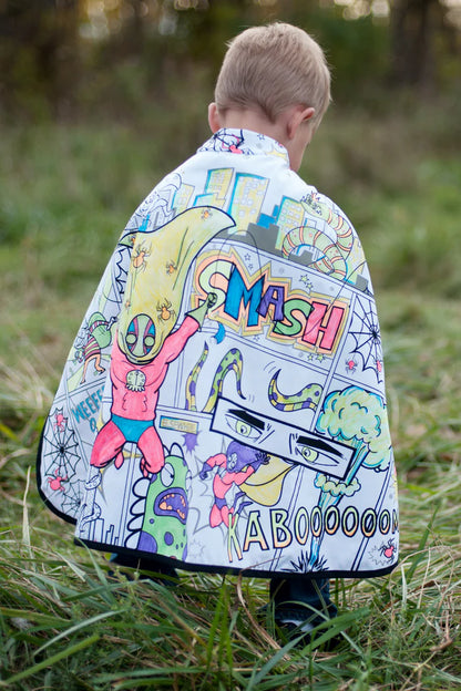 Color-A-Cape Reversible Spider/Superhero