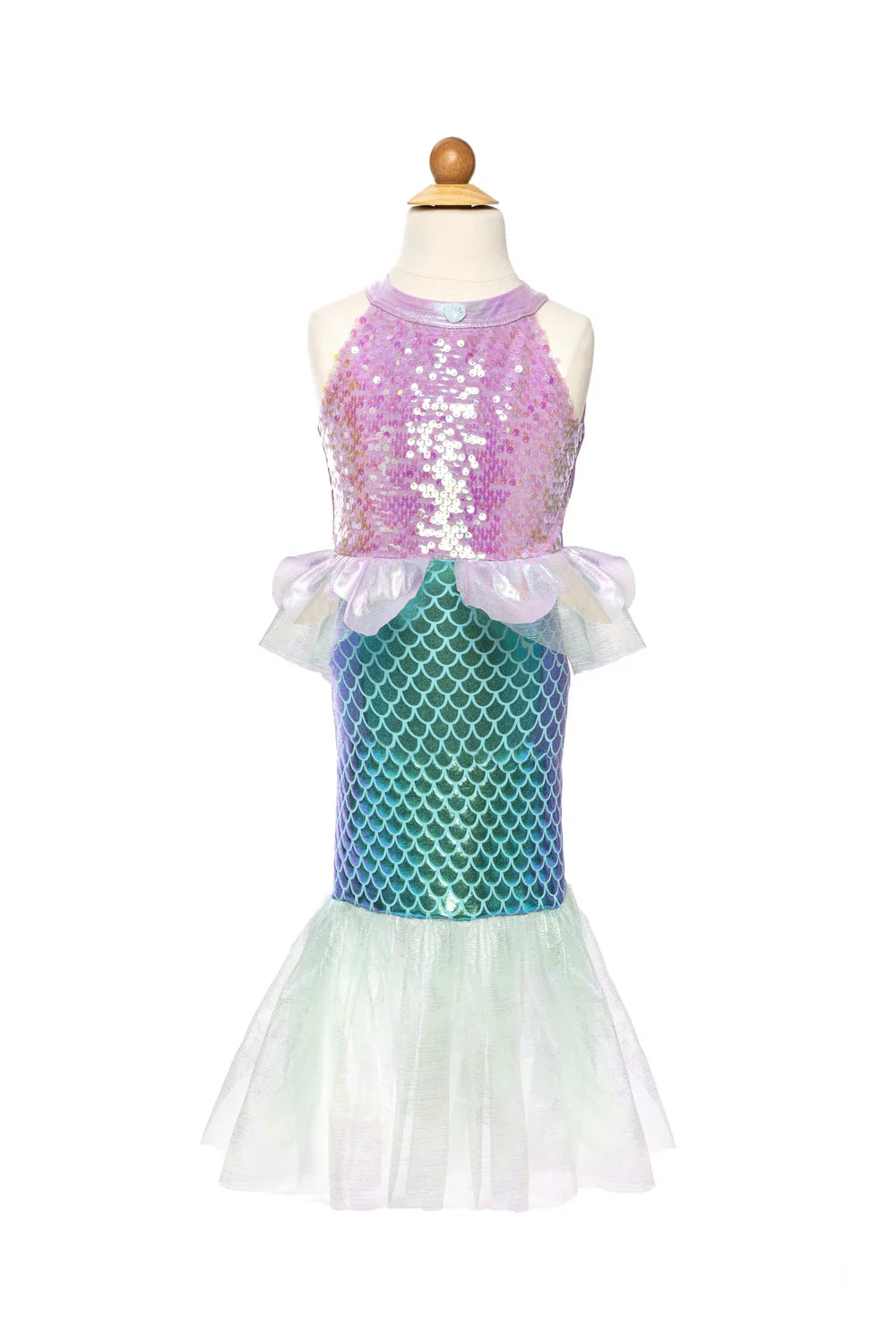 Misty Mermaid Dress, Lilac/ Blue 3-4