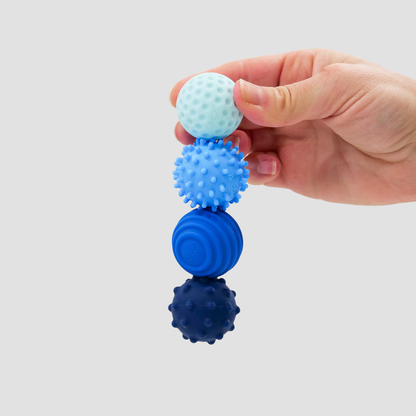 Silicone Magnetic Fidget Balls: Emerald / 4 Pack