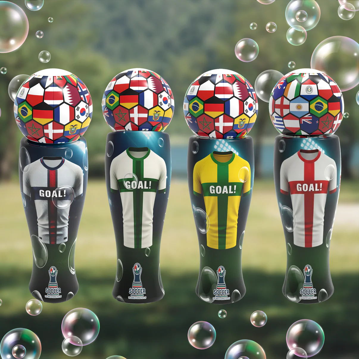 The Unspillables Soccer Bubbles