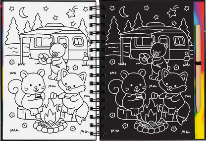 Scratch & Sketch Cozy Animals