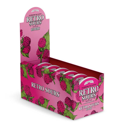 Retro Sours Raspberry, 2.12oz Tin, 8ct