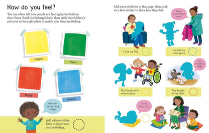 First Sticker Book Feelings