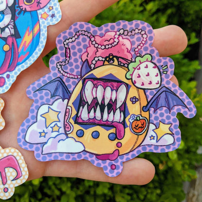 Harajuku Virtual Pet Stickers!: Pink Virtual Pet