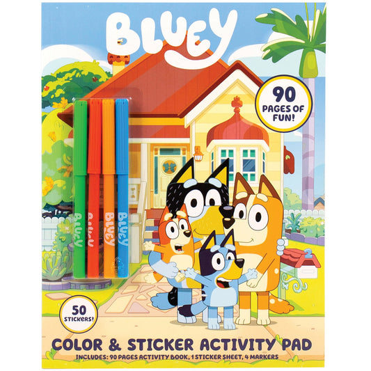 Bluey Color & Sticker Playset