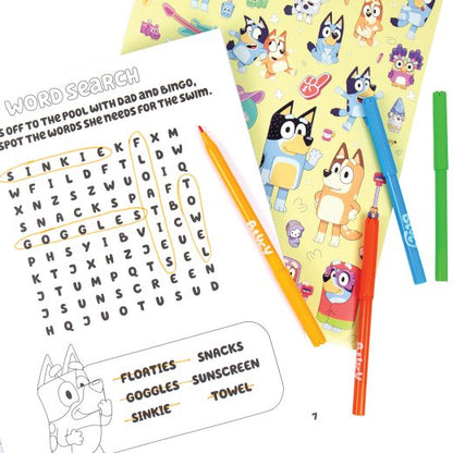 Bluey Color & Sticker Playset