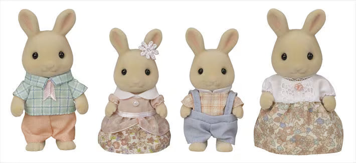 Milk Rabbit Family Calico Critters