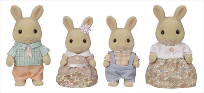Milk Rabbit Family Calico Critters