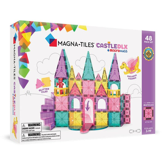 MAGNATILES Castle DLX 48-Piece Set