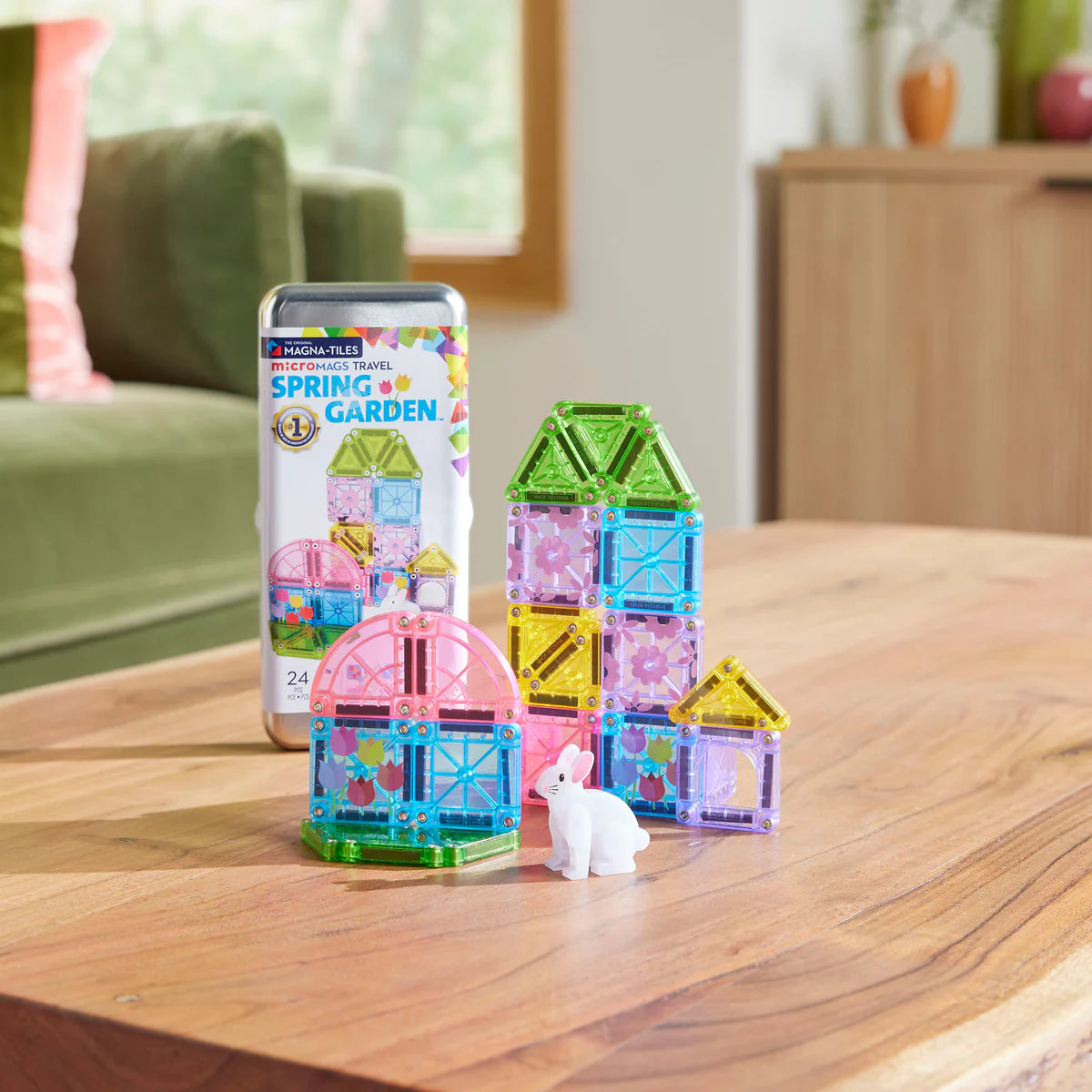 Micro Mags Travel Spring Garden Magna-Tiles