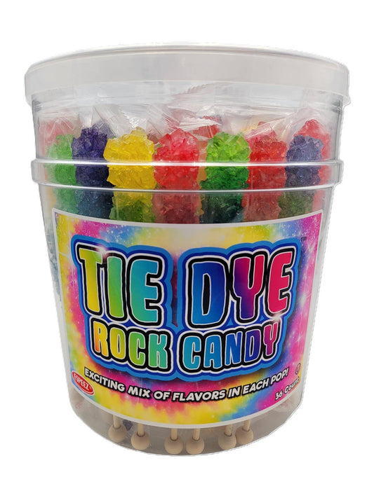 Tie Dye Rock Candy Sticks, 36ct
