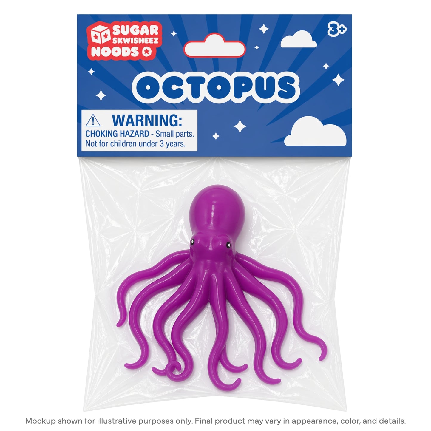 Sugar Skwisheez Octopus