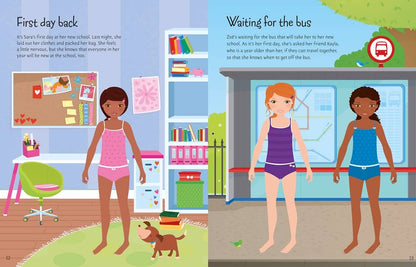 Sticker Dolly Dressing Back To School : Usborne