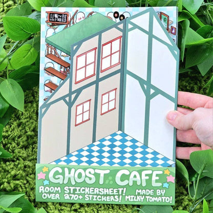 Ghost Cafe Room Sticker Sheet!