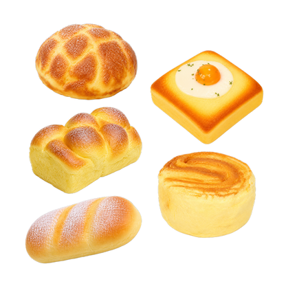 Fun Doh Bakery Slow Rise Squishy Bread Variety - 12/Display: Wholesale Price