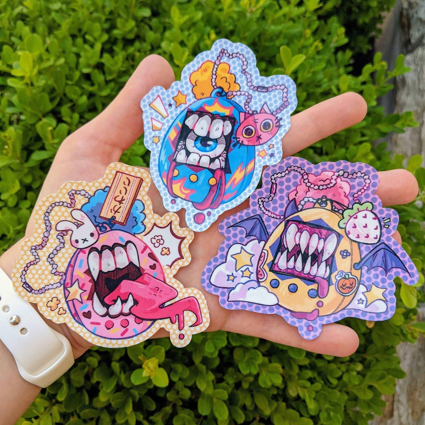 Harajuku Virtual Pet Stickers!: Pink Virtual Pet